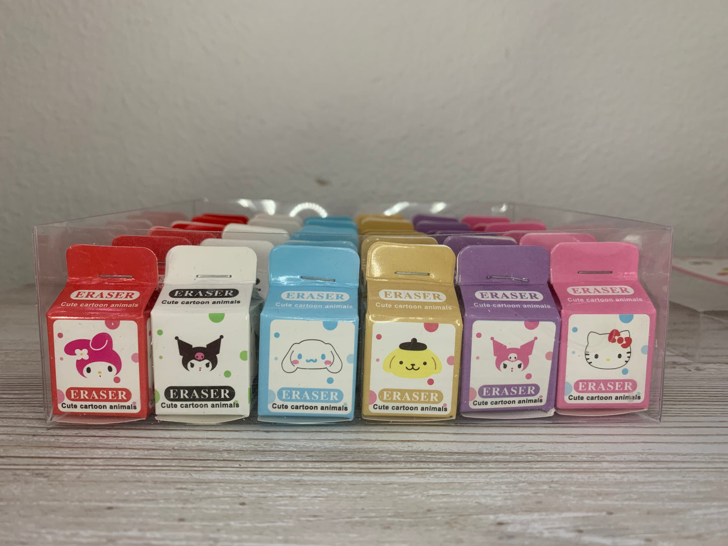 Sanrio Milk Carton Erasers