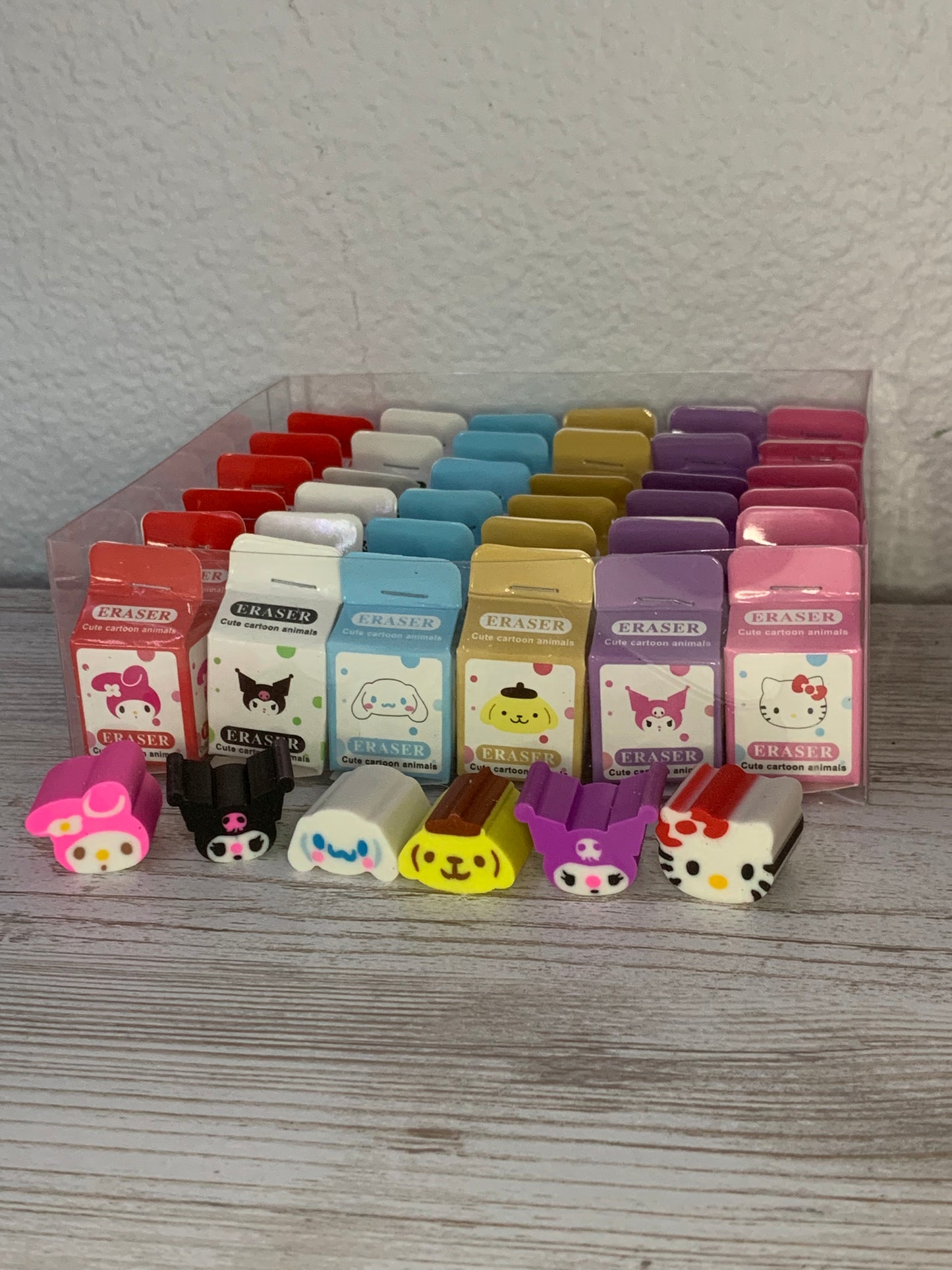 Sanrio Milk Carton Erasers