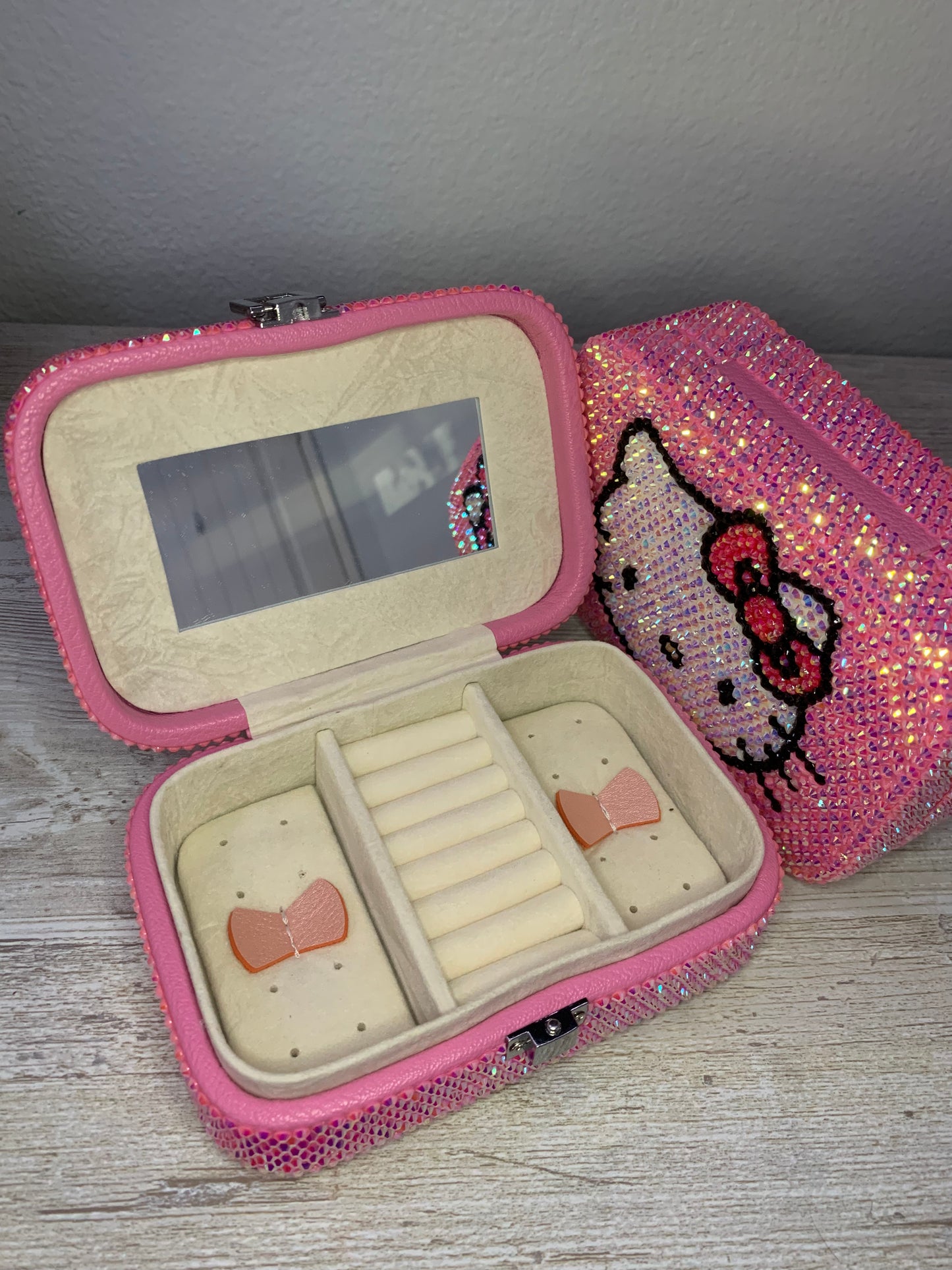 Rhinestone Jewelry Box