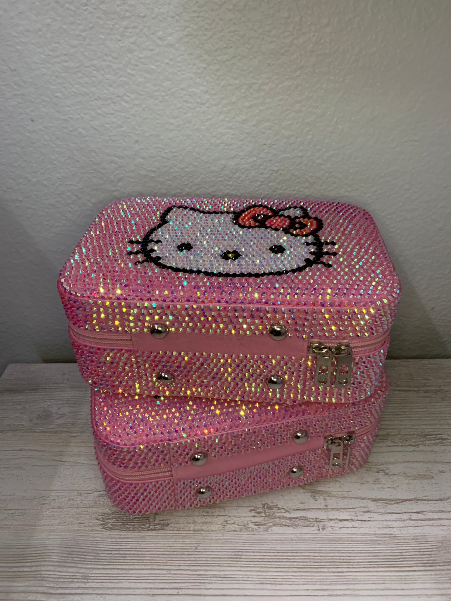 Rhinestone Makeup Box