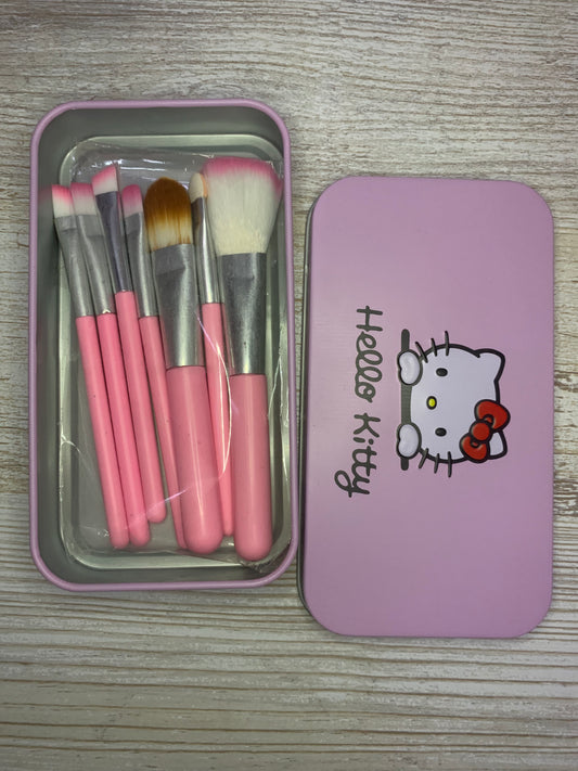 7 pcs Mini Makeup Brush Set