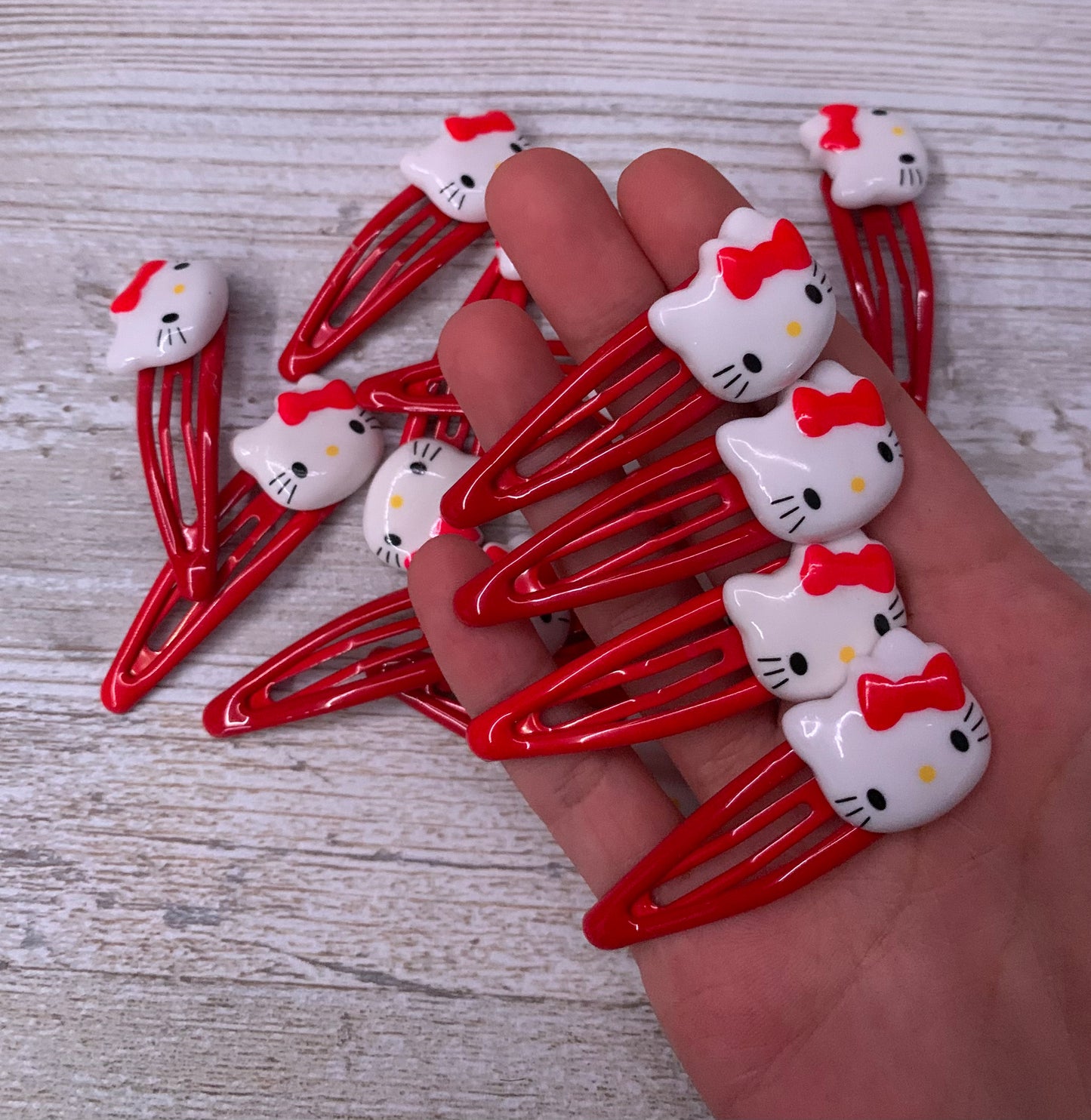 Red Hair Clips