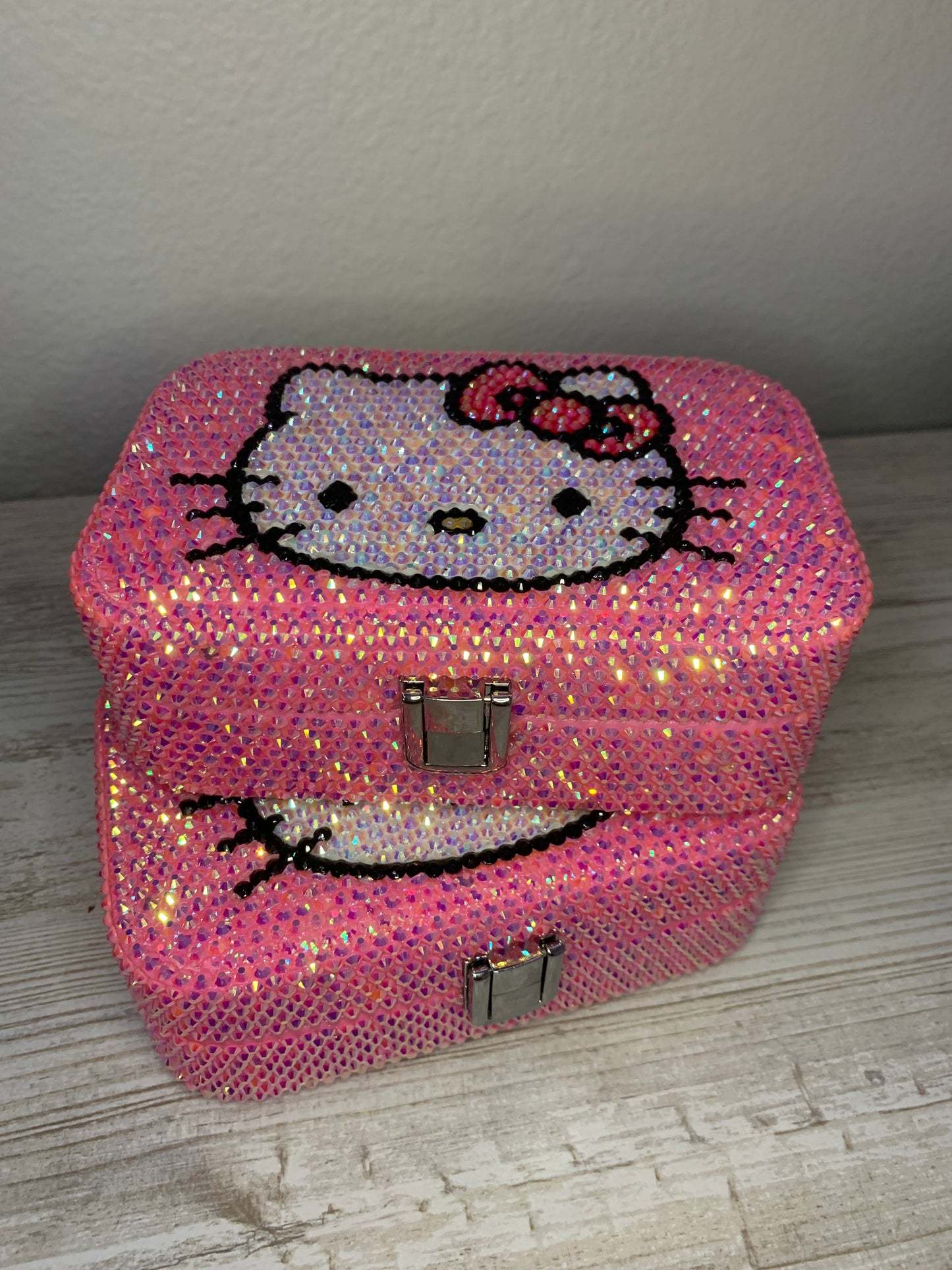 Rhinestone Jewelry Box